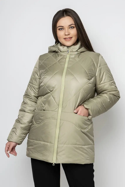Демисезонная куртка большого размера женская UF-Fashion LRD-134 58 ...