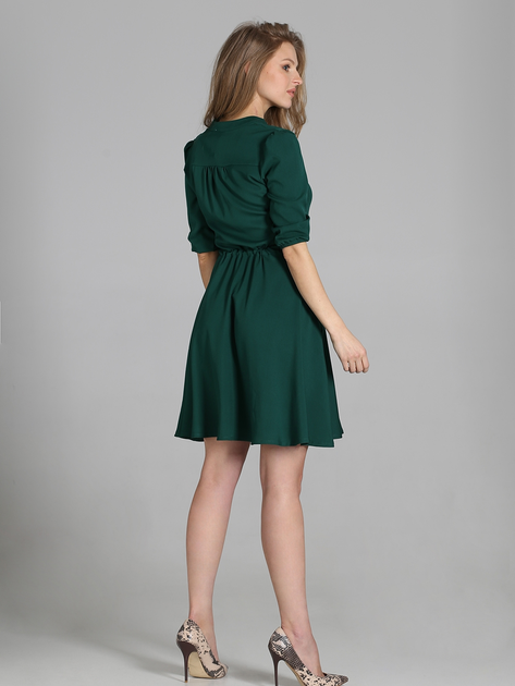 Плаття міні жіноче Lanti Suk156 40 Зелене (5904252710272) - зображення 2