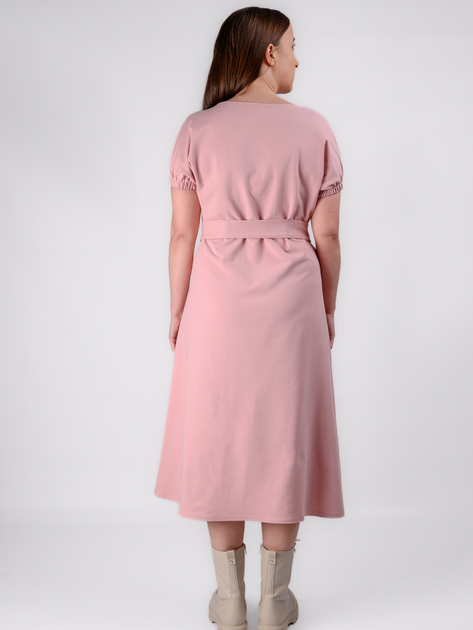Sukienka midi damska MODAGI A5 L/XL Różowa (5904996500207) - obraz 2