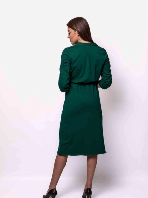 Плаття міді жіноче MODAGI A20 S/M Зелене (5904996500696) - зображення 2