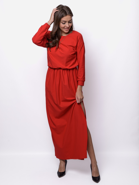 Sukienka maxi damska MODAGI A27 L/XL Czerwona (5904996500924) - obraz 1