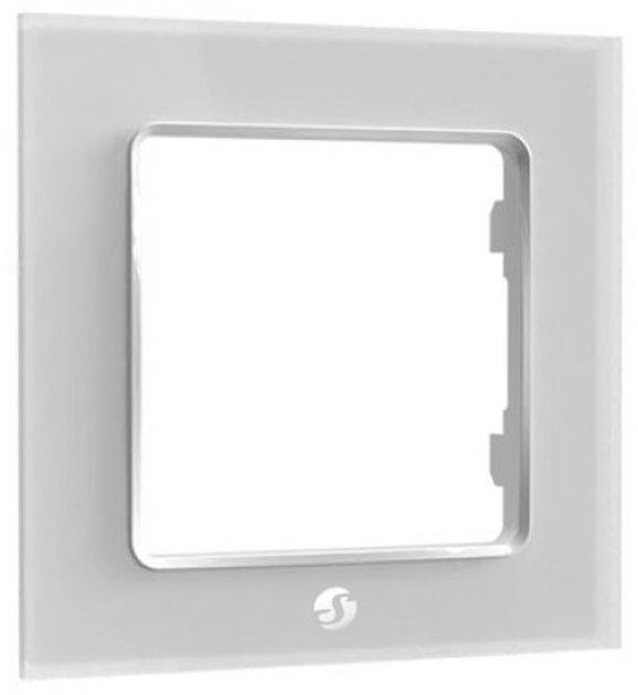 Ramka do przełącznika ściennego Shelly "Wall Frame 1" biała (3800235266229) - obraz 1