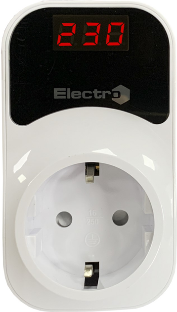 Реле контроля напряжения бытовое ElectrO РП с черным дисплеем ...