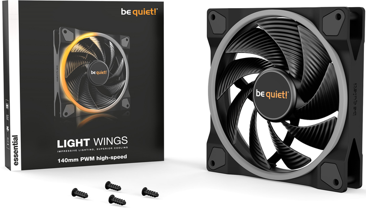 Wentylator be quiet! Light Wings 140mm PWM high-speed (4260052188798) - obraz 5
