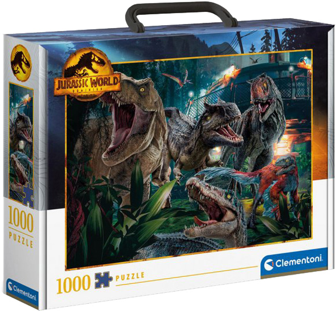 Пазл Clementoni Brief Case Jurassic World 1000 елементів (8005125396993) - зображення 1