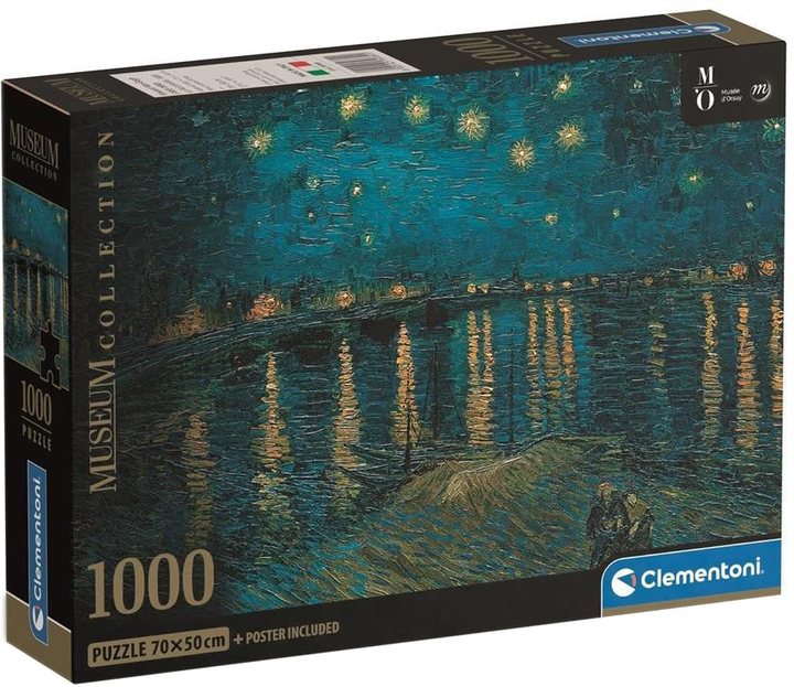 Пазл Clementoni Compact Orsay Van Gogh 1000 елементів (8005125397891) - зображення 1