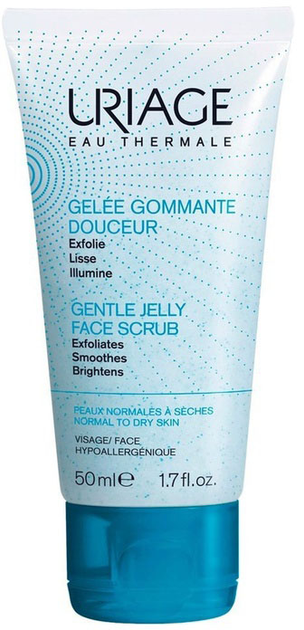 Peeling do twarzy Uriage Gentle Jelly Face Scrub 50 ml (3661434006494) - obraz 1