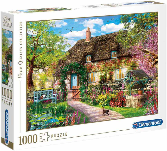 Puzzle Clementoni Stara chata 1000 elementów (8005125395200) - obraz 1