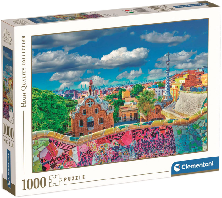 Пазл Clementoni Парк Гурелл Барселона 1000 елементів (8005125397440) - зображення 1