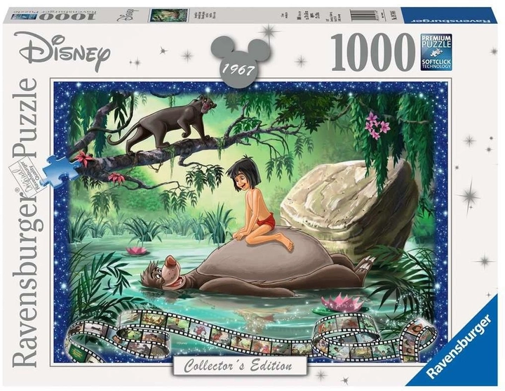 Пазл Ravensburger Walt Disney Книга джунглів 1000 елементів (4005556197446) - зображення 1