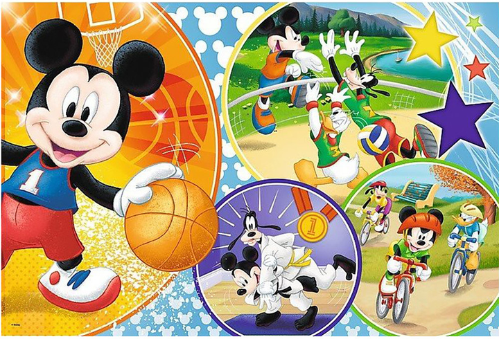 Пазл Trefl Maxi Mickey Mouse настав час займатися спортом! 24 елементи (5900511142914) - зображення 2