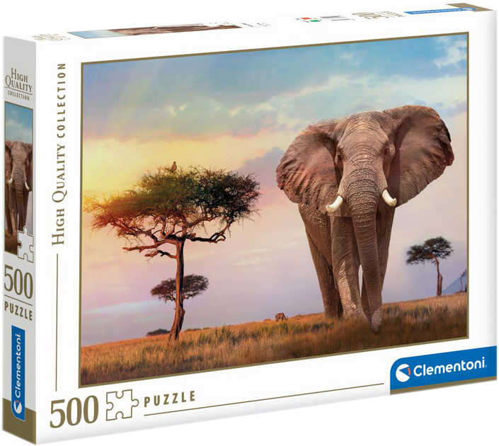 Puzzle Clementoni African Sunset 500 elementów (8005125350964) - obraz 1