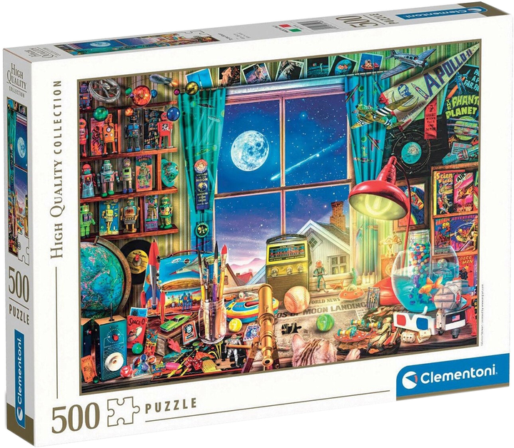Puzzle Clementoni High Quality To The Moon 500 elementów (8005125351480) - obraz 1