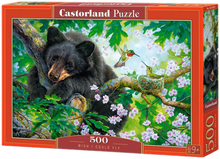Puzzle Castorland Niedźwiedź Wish I Could Fly 500 elementów (5904438053629) - obraz 1