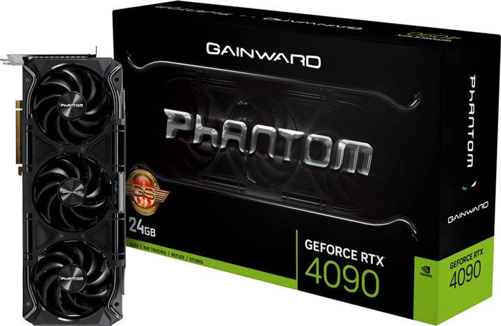 Відеокарта Gainward PCI-Ex GeForce RTX 4090 Phantom GS 24GB GDDR6X (384bit) (2610/21000) (1 x HDMI, 3 x DisplayPort) (4710562243413) - зображення 8