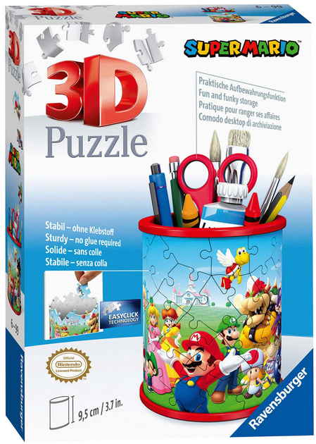 3D Puzzle Ravensburger Przybornik - Super Mario 54 elementy (4005556112555) - obraz 1