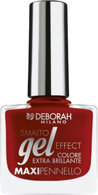 Lakier do paznokci Deborah Milano Nail Polish Shine Tech Gel Effect 07 My Red 8.5 ml (8009518209921) - obraz 1