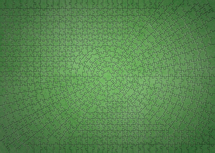 Puzzle Ravensburger Krypt Neon Zielony 736 elementów (4005556173648) - obraz 2