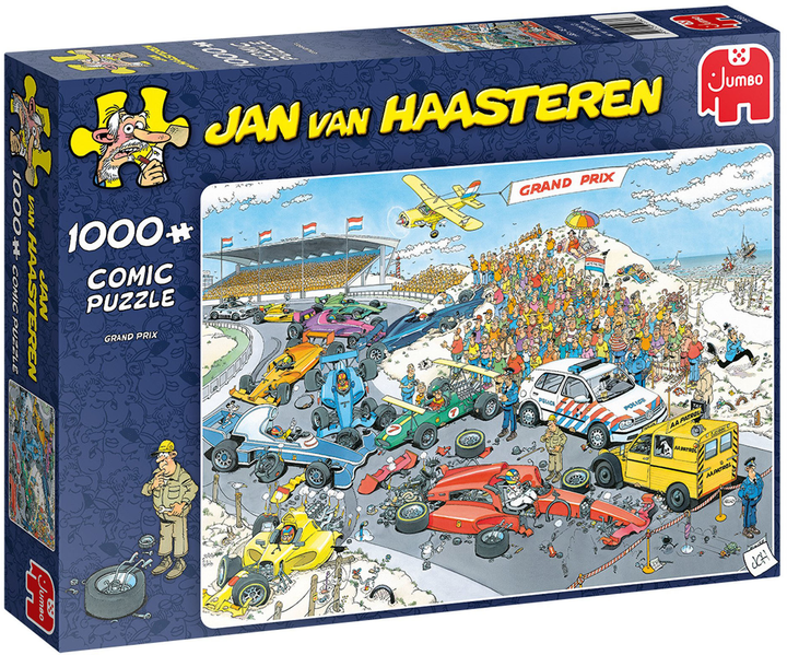 Puzzle Jumbo Grand Prix 1000 elementów (8710126190937) - obraz 1