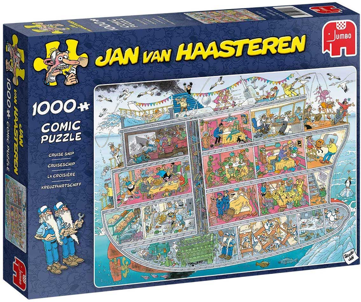 Puzzle Jumbo Statek wycieczkowy 1000 elementów(8710126200216) - obraz 1