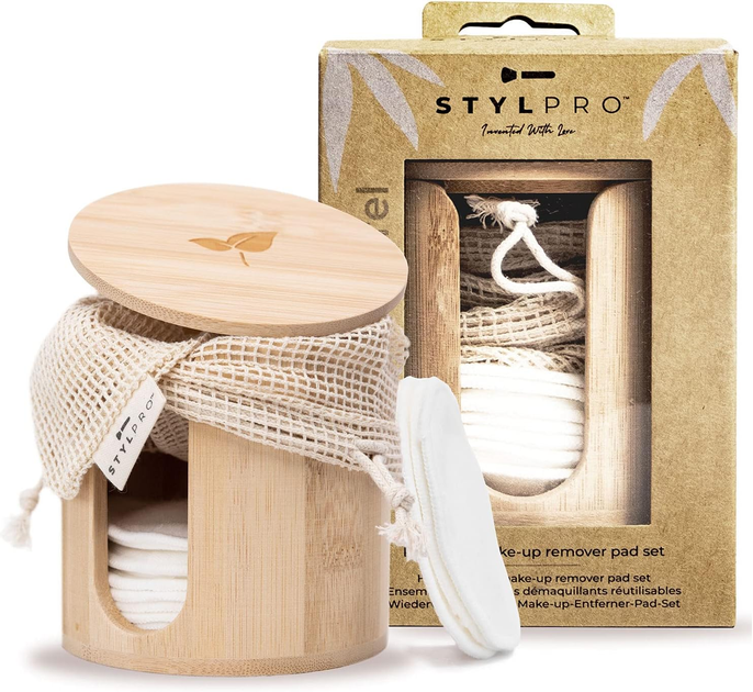 Диски для вмивання Stylideas Stylpro Bamboo Barrel Lote 10 шт (5060288331598) - зображення 1
