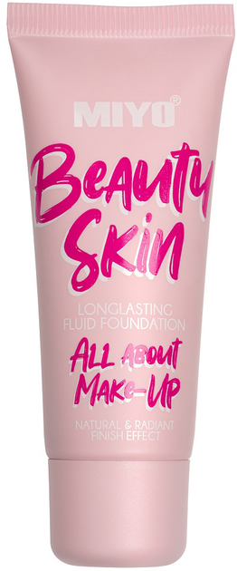 Podkład Miyo Beauty Skin Foundation nawilżający z kwasem hialuronowym 02 Shell 30 ml (5901780769871) - obraz 1