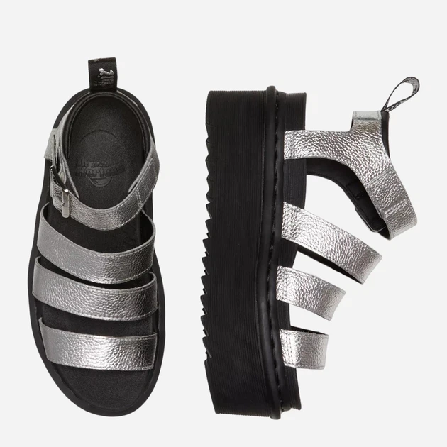 Sandały damskie na platformie Dr.Martens 30715058 36 (3UK) 22.5 cm Srebrne (190665548266) - obraz 5