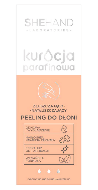 Peeling do dłoni SheHand Kuracja Parafinowa złuszczająco-natłuszczający 75 g (5903031258059) - obraz 1