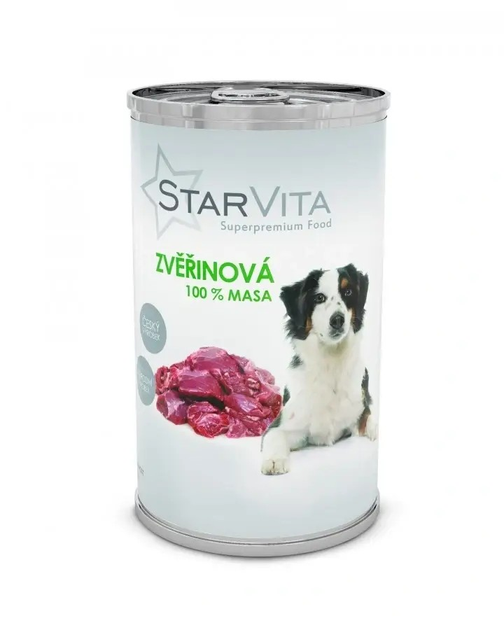 Влажный корм Беззерновой StarVita для собак с дичью 1,2 кг от продавца ...