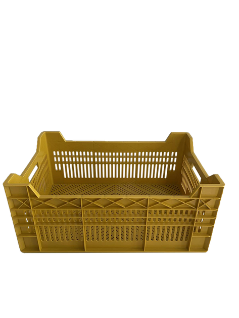 Ящик пластиковий перфорований SKOBA PLAST (60*40*26 см) Жовтий - зображення 2
