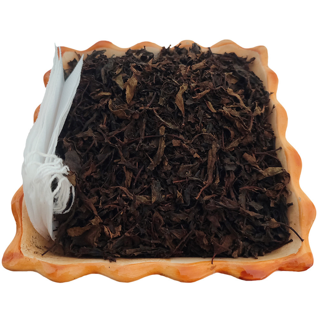 Чай травяной листовой Слива Ферментированная 25г + 5 фильтр мешочков Карпатский натуральный Лесосад - изображение 1