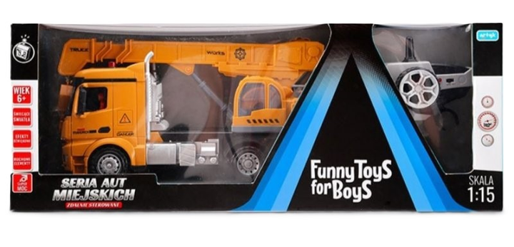 Dźwig zdalnie sterowany Artyk Funny Toys For Boys RC 31 cm (5901811132827) - obraz 1