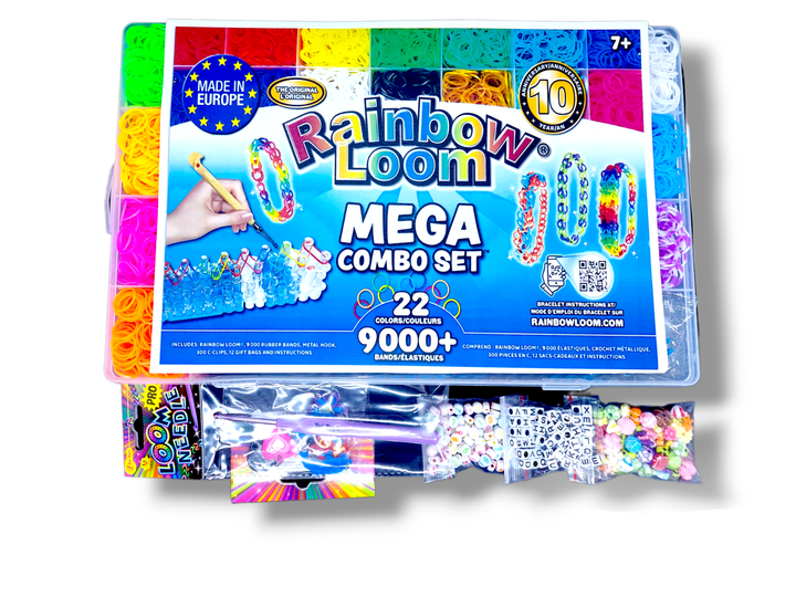 Набор для плетения браслетов из резинок с крючком Fashion loom bands set 9000шт с аксессуарами - изображение 5
