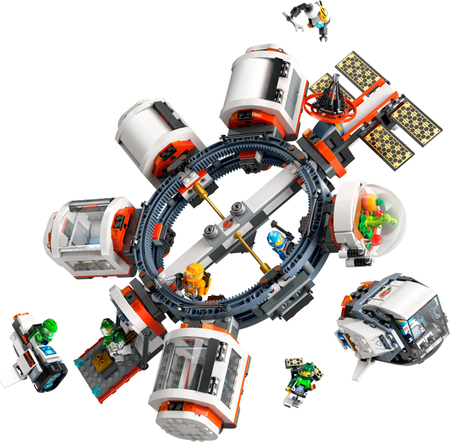 Zestaw klocków LEGO City Modułowa stacja kosmiczna 1097 elementów (60433) - obraz 4