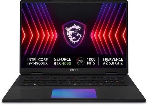 Ноутбук MSI Titan 18 HX i9 14900HX 128Gb/4Tb RTX4090 Win11P A14VIG