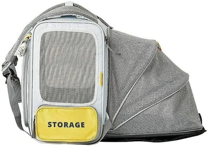 Рюкзак-переноска Petkit Breezy xZone Pet Carrier Grey (P7703 Grey) - зображення 7