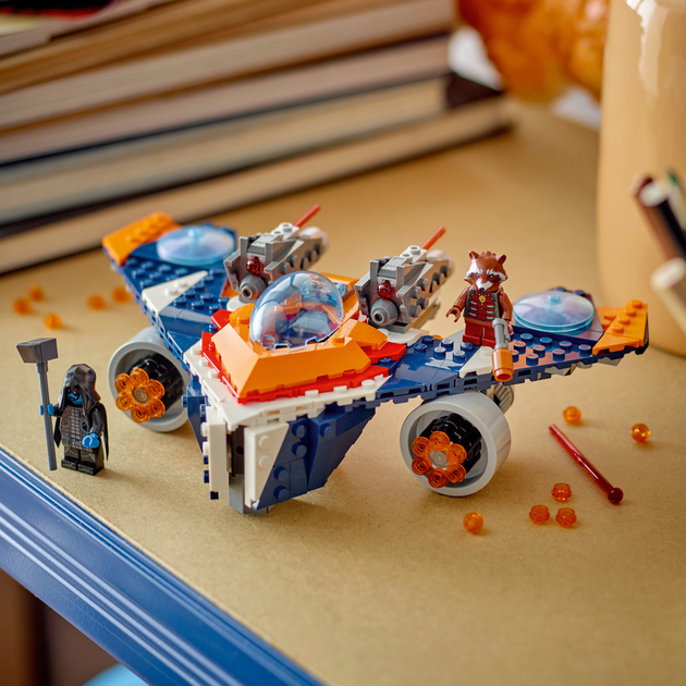 Zestaw klocków LEGO Super Heroes Warbird Rocketa vs. Ronan 290 elementów (76278) - obraz 6