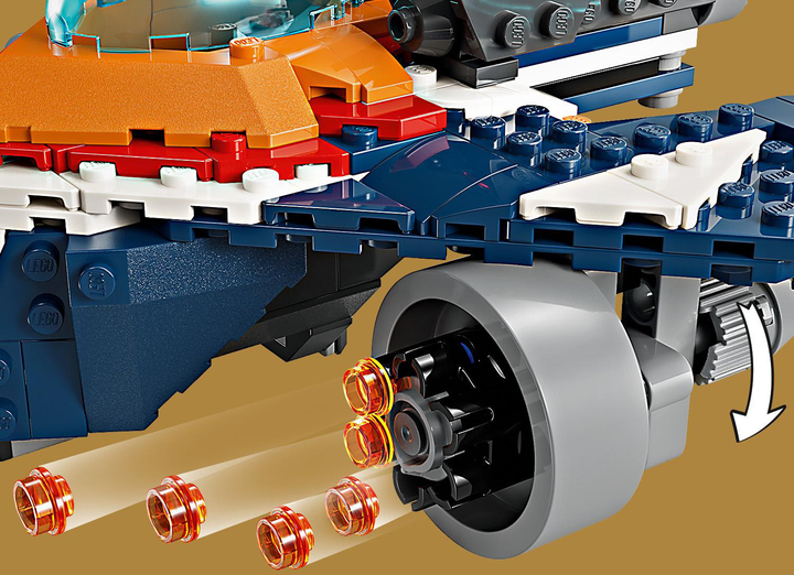 Zestaw klocków LEGO Super Heroes Warbird Rocketa vs. Ronan 290 elementów (76278) - obraz 8