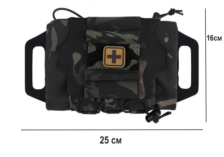 Тактическая медицинская сумка Molle IFAK, аптечка первой помощи, сумка для экстренного выживания - изображение 2