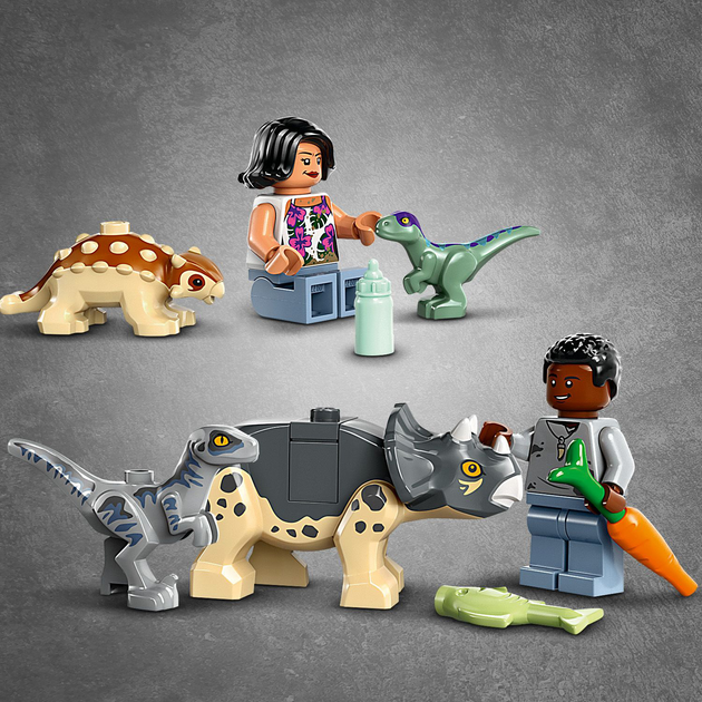 Zestaw klocków LEGO Jurassic World Centrum ratunkowe dla małych dinozaurów 139 elementów (76963) - obraz 7
