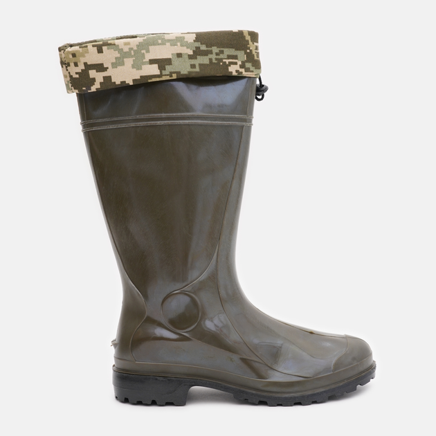 Мужские резиновые сапоги высокие Walker W-345 44 Темно-зеленые ...