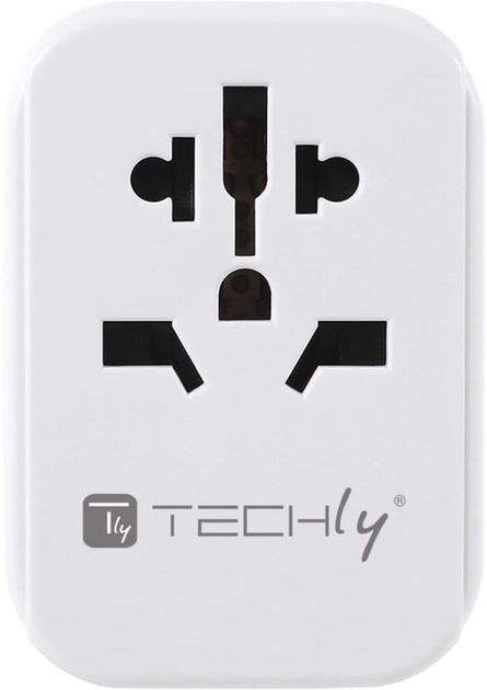 Adapter podróżny Techly 3 x USB-A White (8059018365351) - obraz 2