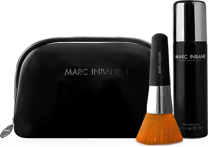 Zestaw do opalania Marc Inbane Travel Set: tan spray SPF 30 50 ml + brush 50 ml + pouch 50 ml (2010000012291) - obraz 1