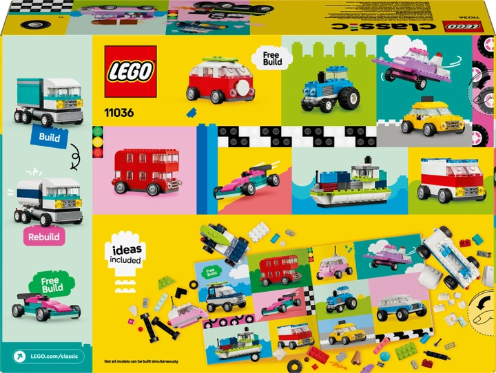 Конструктор LEGO Classic Творчі транспортні засоби 900 деталей (11036) - зображення 2