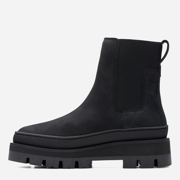 Жіночі чолсі Clarks CLA26174067 37 Чорні (5063090293030) - зображення 3