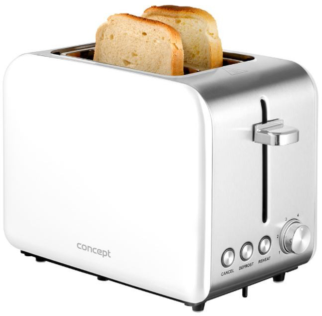 Toster Concept TE2051 Biały (8595631008881) - obraz 5