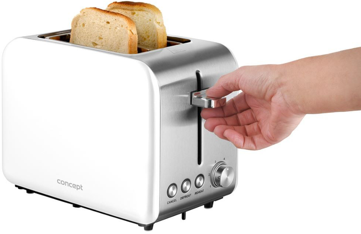 Toster Concept TE2051 Biały (8595631008881) - obraz 6