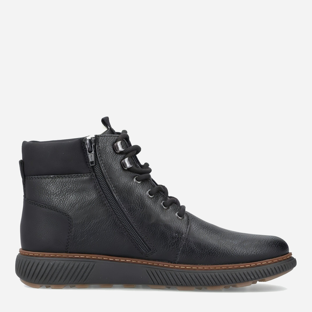 Чоловічі зимові черевики RIEKER RIEB3342-00 45 Чорні (4061811068296) - зображення 3