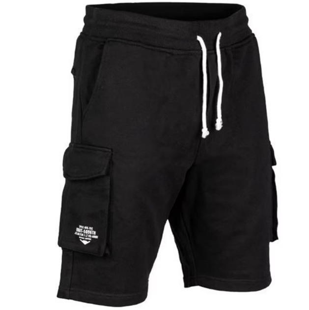 Шорти тактичні Mil-Tec чоловічі Чорні US Sweatshorts розмір 2XL 11473502 - зображення 1