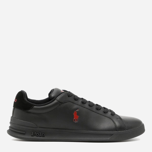 Sneakersy męskie skórzane do kostki Polo Ralph Lauren PRL809900935002 44 Czarne (3616850549001) - obraz 1